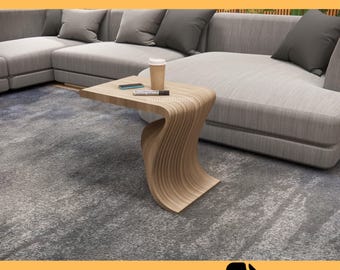Parametric Coffee Table, Parametric Sofa Table, Coffee Table Wood Laser Cut, Minimalist Coffee Table,(Digital File) Model 7