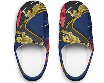 Pantofole da interno da donna Cheetah Spirit, morbide pantofole antiscivolo in peluche, comode pantofole da safari, graziosi regali con stampa animalier per la casa, da indossare in viaggio