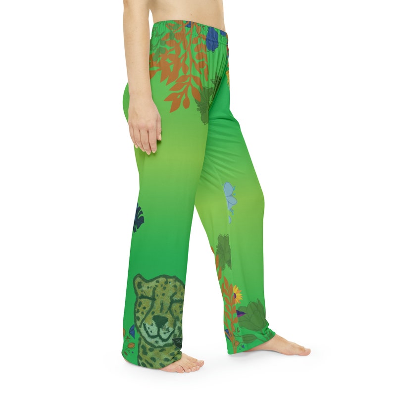 Cheetah Spirit Women’s Pajama Pants | Bottoms | Safari | Loungewear |Cute | Trendy | Patterned | Art | Abstract | Zoo| Safari pants | Gift | Relax | Animal pjama pants