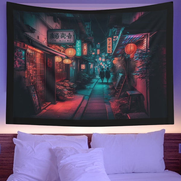 Japanese Tapestry - Etsy