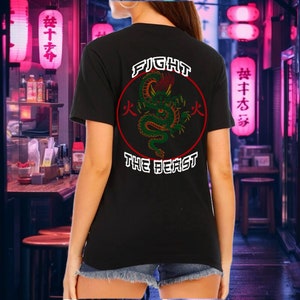 Fight the Beast Firefighter Japanese Style Unisex Jersey Short - Etsy