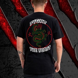 Fight the Beast Firefighter Japanese Style Unisex Jersey Short - Etsy