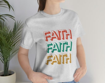 Christian Apparel Tshirt Jesus Faith-Based Graphic Shirt Christian Printed Tee Christian Unisex Faith Based Apparel T Shirt
