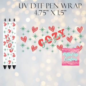 Cozy Season UVDTF Pen Wrap | Pen Wraps | UV DTF Pen Wrap | Ready to Apply | Permanent Adhesive | No Heat Needed