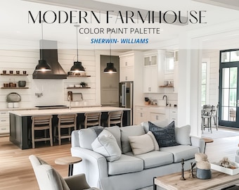 Palette de peinture Sherwin Williams Modern Farmhouse (paquet numérique)