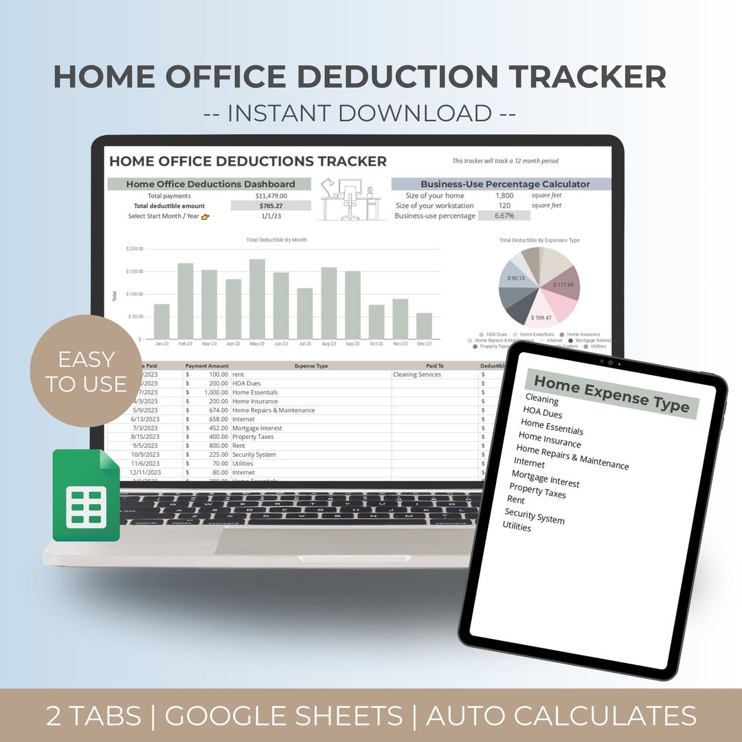 Home Office Deduction Calculator, Small Business Tax Deduction Google