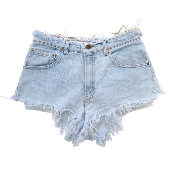 Vintage 90's Levi's Reworked Cutoff Denim Shorts 30"