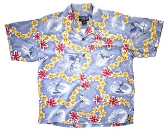 Vintage 90's Pataloha Patagonia Aloha Hawaiian Shirt Mens Medium