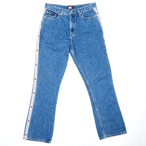 Vintage 00s Tommy Hilfiger Bootcut Jeans Damen Größe 9