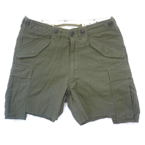 BUZZ RICKSON’S M-1951 SHORT LENGTH /S Buzz Rickson M-1951 Trousers Shell Field Cargo Cut off Shorts