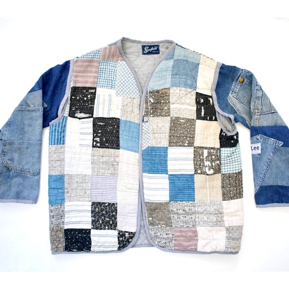 Vintage Scofield Tacoma Quilt Patchwork Jacket Wom
