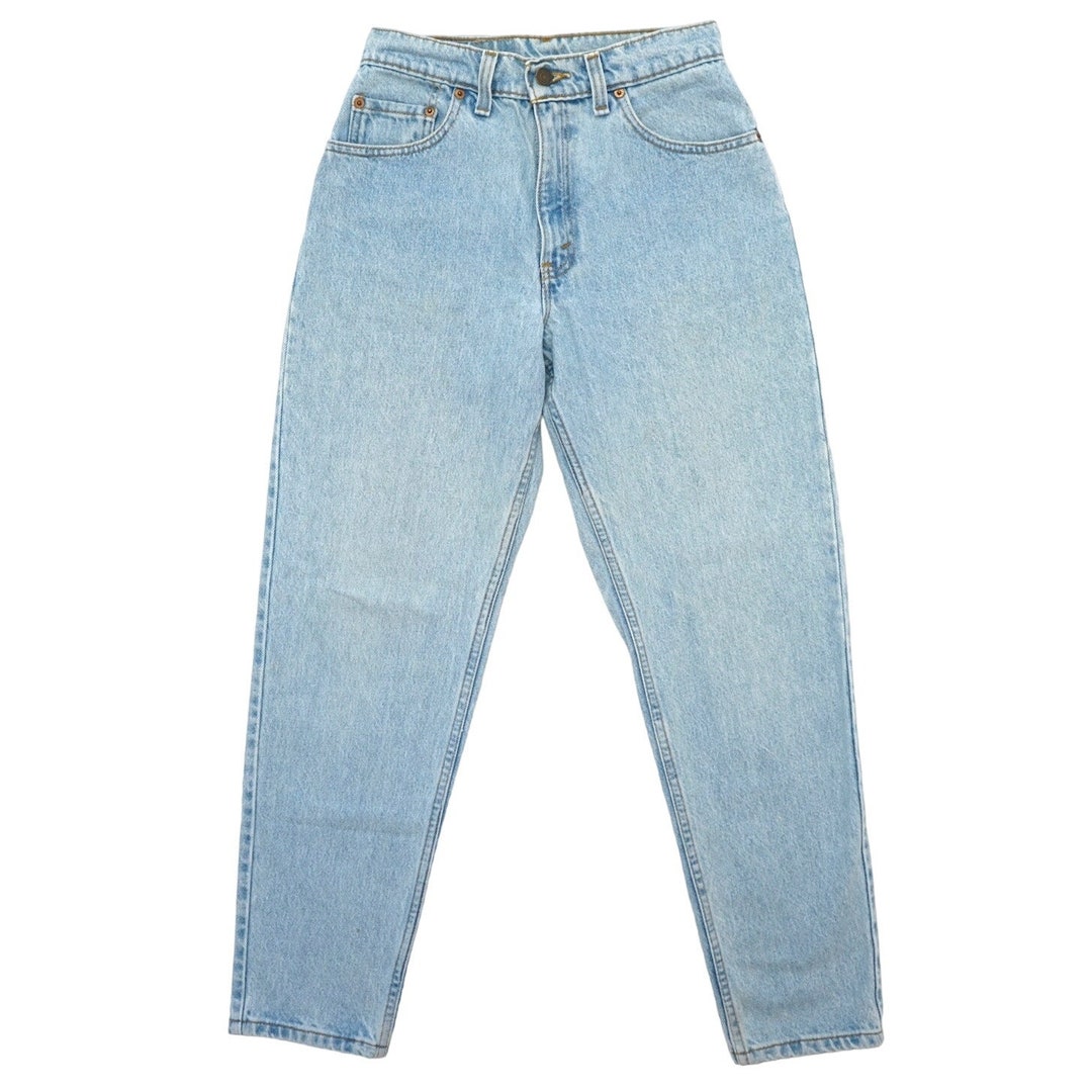 Vintage 90s Levi's 550 Light Stonewash Jeans Denim Mujer 24