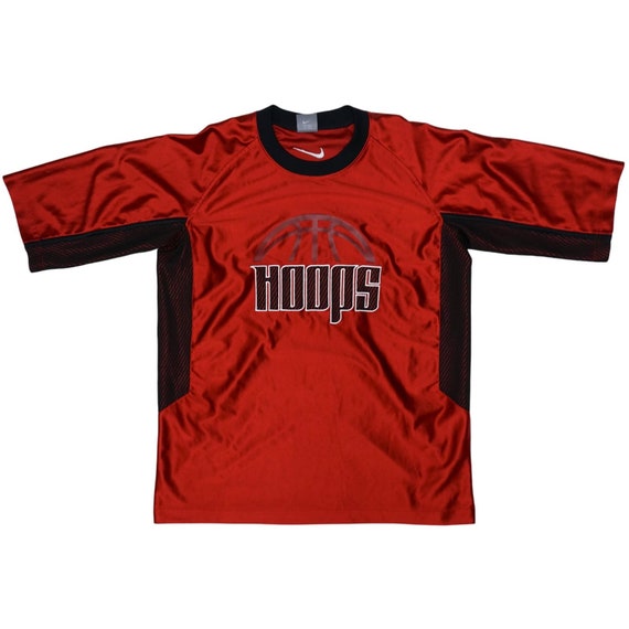 Vintage 00s Nike Hoops Basketball Jersey Youth X … - image 1