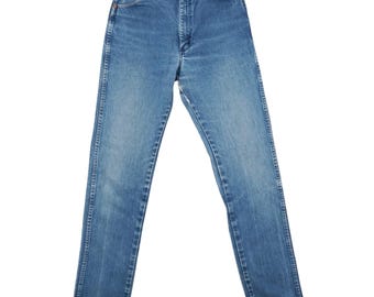 Vaqueros de mezclilla vaquera estilo western Wrangler vintage de los años 90 para mujer, talla 29