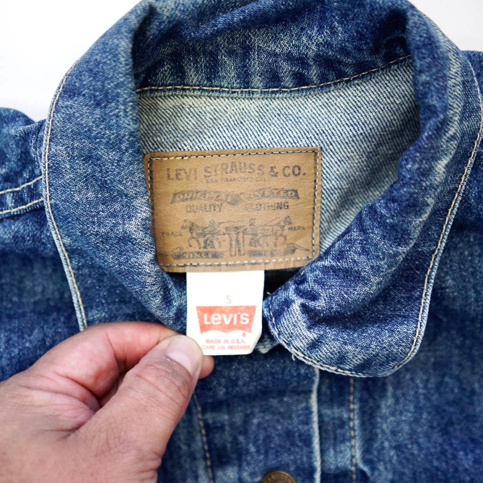 Buy Vintage 90s Levi's Silver Tab Denim Jean Jacket Men's