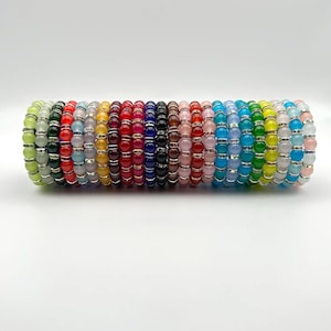 Crystal Radiance Beaded Stretch Bracelets Customizable