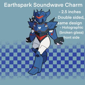 Earthspark Soundwave Acrylic Charms