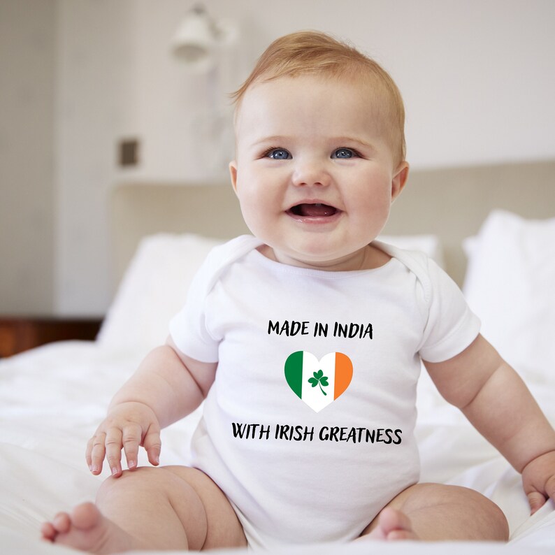 Multicultural Baby Gift, Irish Baby Gift, Pregnancy Announcement Idea