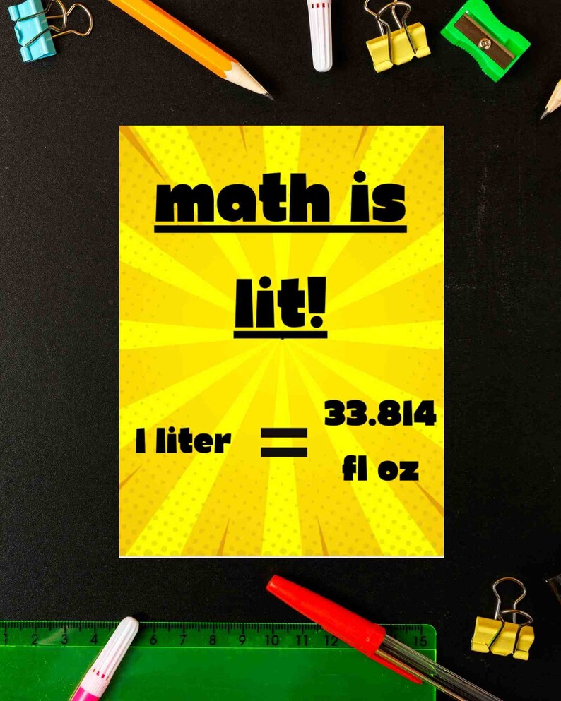 Math Poster Middle High School Back to School Gen Z Slang Math Poster ...