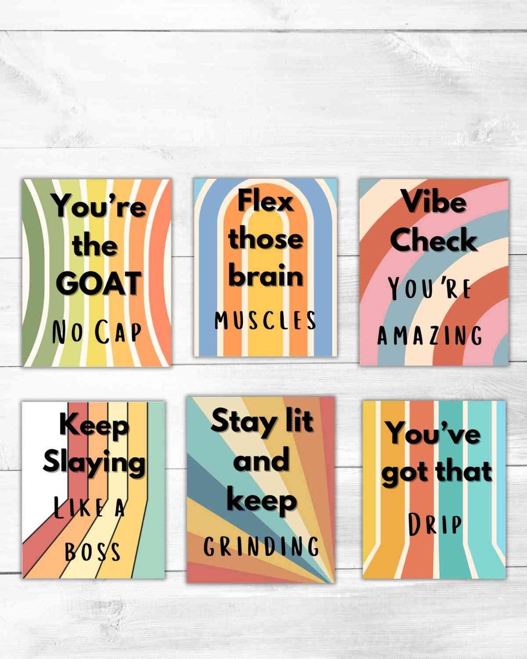 Classroom Poster Back to School Gen Z Slang Motivation for Growth ...