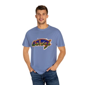 Unisex Garment-Dyed T-shirt, gaming, arcade, galaga, gift