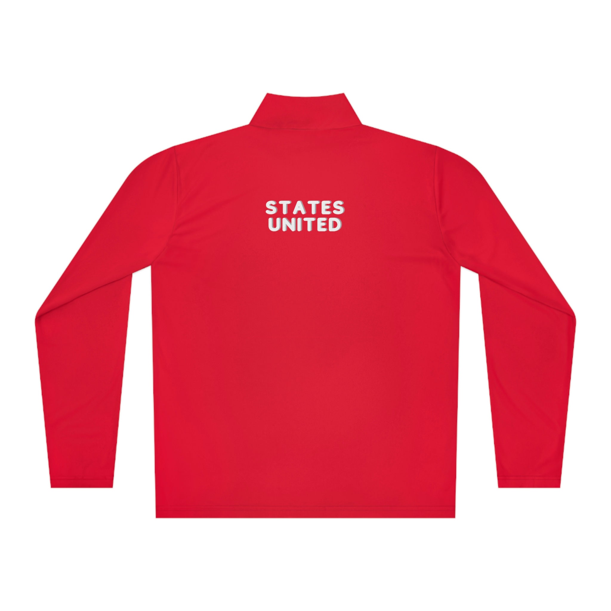 Unisex Quarter-zip Pullover, Sportswear, Sports, USA, States