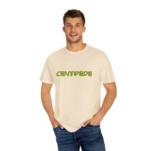 Unisex Garment-Dyed T-shirt, centipede, gaming, arcade, gift