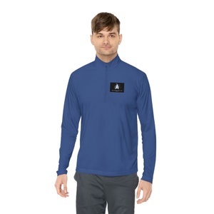 Unisex trui met kwartrits, Verenigde Staten Space Force, VS, vlag, rood, wit, blauw, wetenschap, geschenk