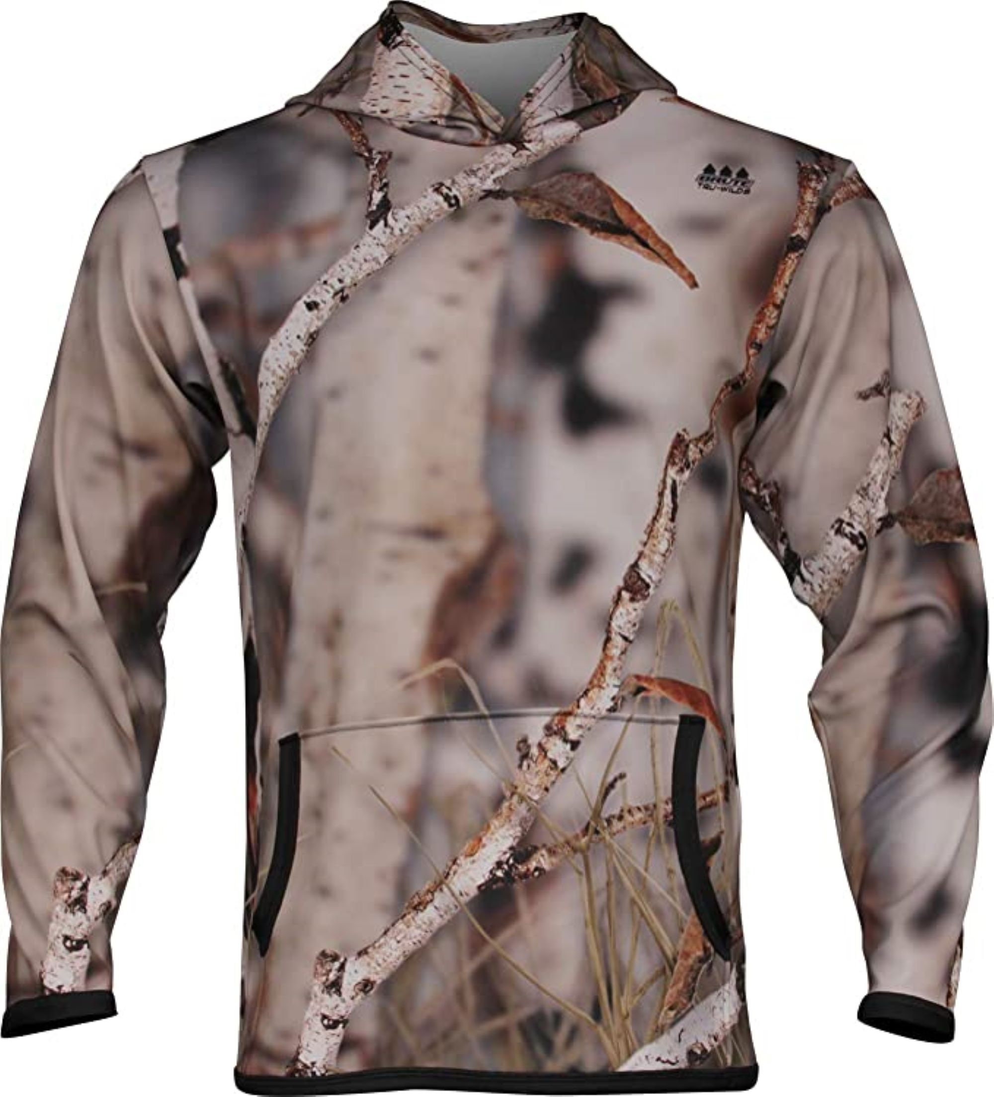 White Birch Camo Hoodie Hunting Clothes USA Made Realistic