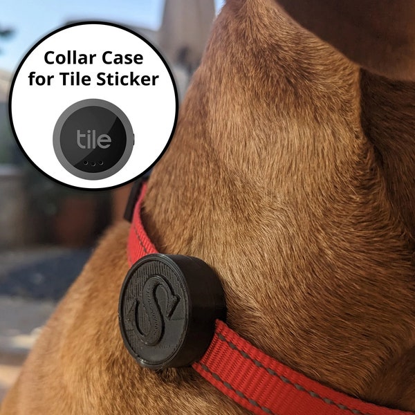 Étui personnalisé pour collier pour autocollants pour carrelage, étui pour collier personnalisé pour autocollant pour carrelage 2022 pour chiens et chats, traceur d'animaux de compagnie, traceur de collier Bluetooth