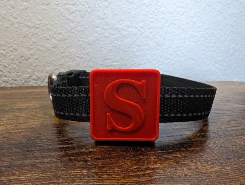 Personalized Tile Sticker Collar Case Customized Square Etsy