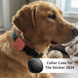 Personalized Tile Sticker 2024 Collar Case, Customized Collar Case for Tile Sticker for Dogs and Cats, Pet tracker, Bluetooth collar tracker