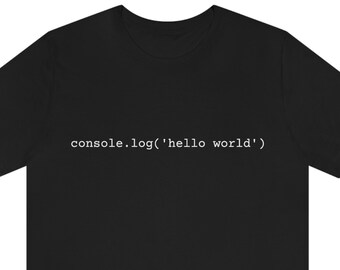 Hello World JavaScript Programmer Tee