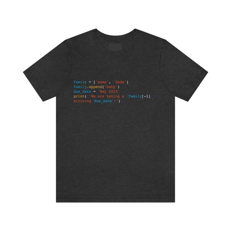 Python Pregnancy Shirt, Funny Programmer Tee image 5