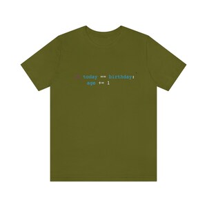 Funny Python Programmer Birthday Shirt, Unisex Jersey Tee image 3