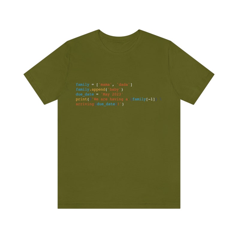 Python Pregnancy Shirt, Funny Programmer Tee image 6