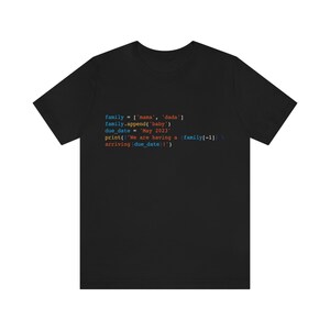 Python Pregnancy Shirt, Funny Programmer Tee image 2