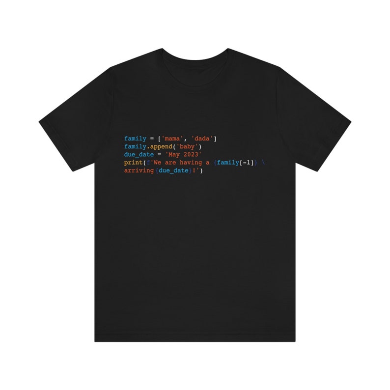Python Pregnancy Shirt, Funny Programmer Tee image 2