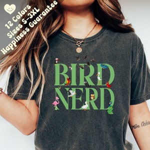Bird Tshirt For Women, Bird Nerd Tshirt, Bird Watching, Birder, Bird Lover, Nature Lover, Gift Bird Lover, Unisex, Weekend, Comfort Color