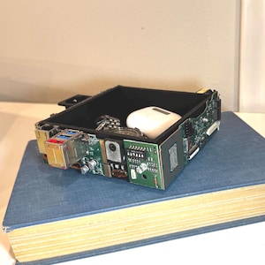 Recycled Circuit Board Pen & Pencil Holder or trinket tray Unique Tech Gift