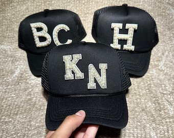 Pearl Letters for Trucker Hat: Personalized Festival Outfit