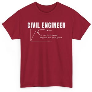Funny Civil Engineer T-Shirt: Nerd Humor Gift image 1