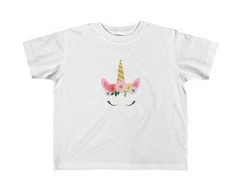 Kid's Fine Jersey Tee - Unicorn