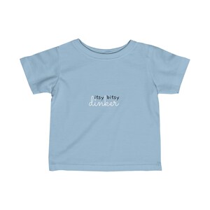 Baby Pickleball Infant tshirt, funny itsy bitsy dinker shirt, gifts for new baby, gifts for pickleball loving parents