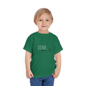 Funny Pickleball shirt for toddlers dink responsibly