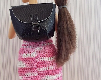 3pc Backpack Set for Fashion Dolls 1:6 Scale Handmade