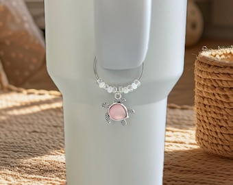 Turtle Tumbler Charm Stanley Accessories Tumbler Handle Charm Stanley Cup Gift for Her Water Bottle