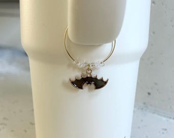 Halloween Bat Pumpkin Witch Hat Ghost Tumbler Charm, Stanley Cup Charm, Tumbler Accessories, Stanley Handle Charm