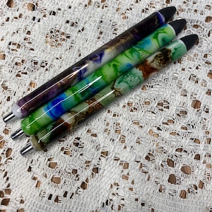 Custom GEL pens| inkjoy gel pens| Epoxy Resin Pens| Alcohol ink swirl pens| Custom Gifts| Stationary| You Pick One
