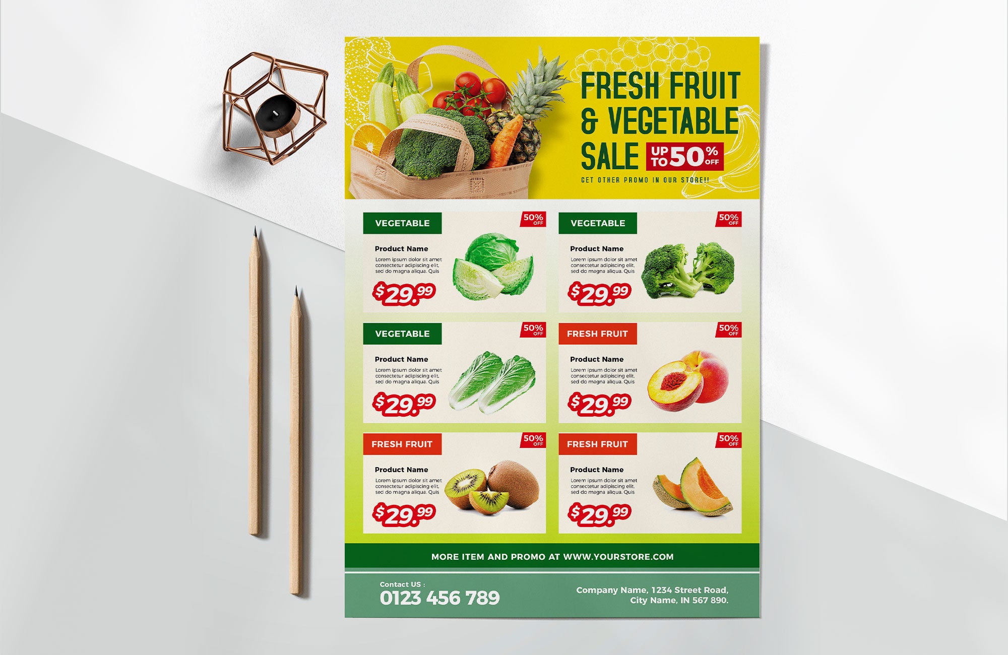 product-flyer-supermarket-grocery-ads-flyer-template-for-marketing-promotion-etsy